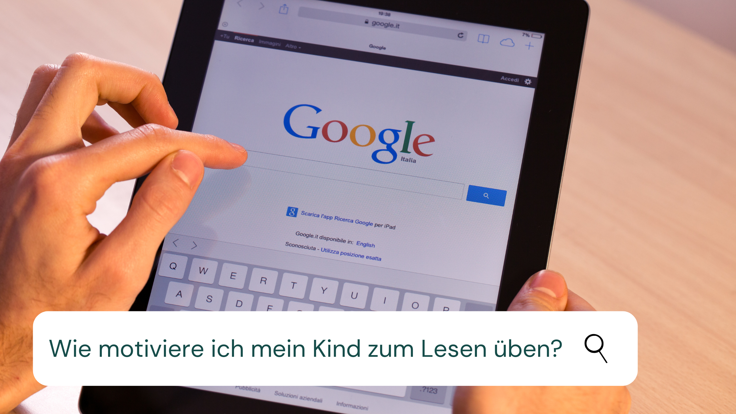 Thumbnail Google Suche Lesemotivation
